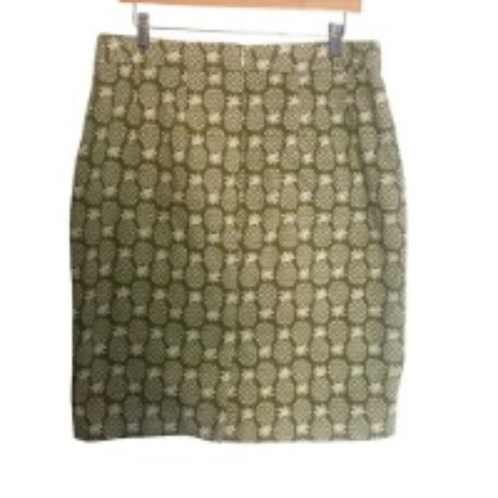 Boden Gabriella Pineapple Pencil Skirt 12 - Picture 4 of 5